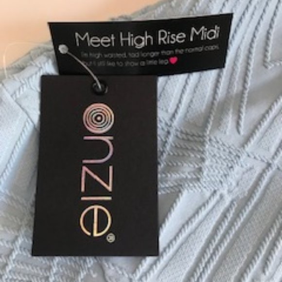 NWT ONZIe Blue  Selenite Midi Legging - Picture 13 of 14
